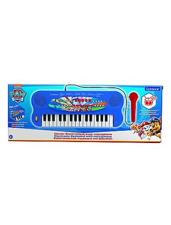 Paw patrol teclado piano electrónico con micrófono (32 teclas)