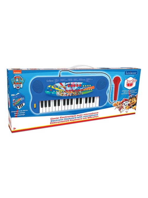 Paw Patrol Teclado Piano Electrónico con Micrófono (32 teclas) - Kiabi