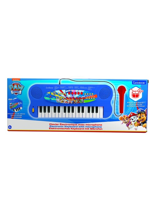 Paw Patrol Teclado Piano Electrónico con Micrófono (32 teclas) - Kiabi