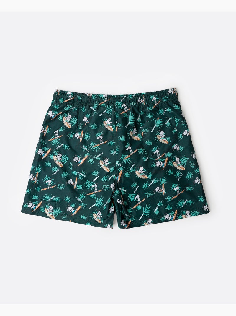 PEANUTS Bañador Snoopy Tropic Surf para Hombre Azul marino - Kiabi
