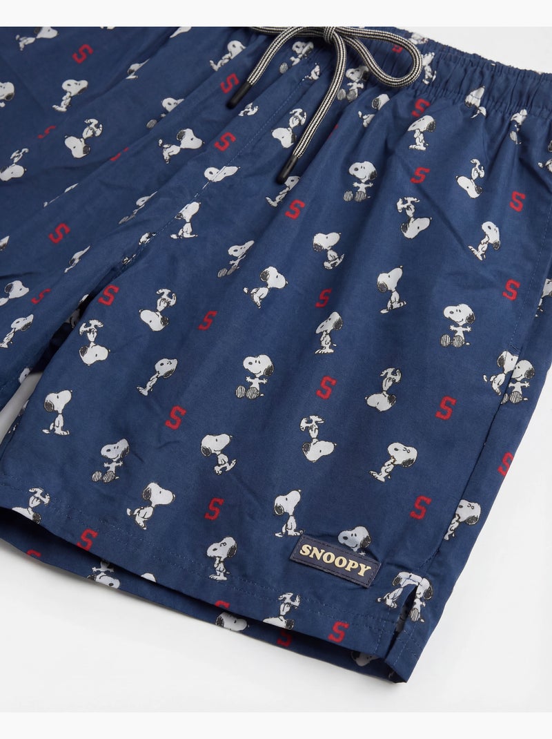 PEANUTS Bañador Sports Snoopy para Hombre Azul marino - Kiabi