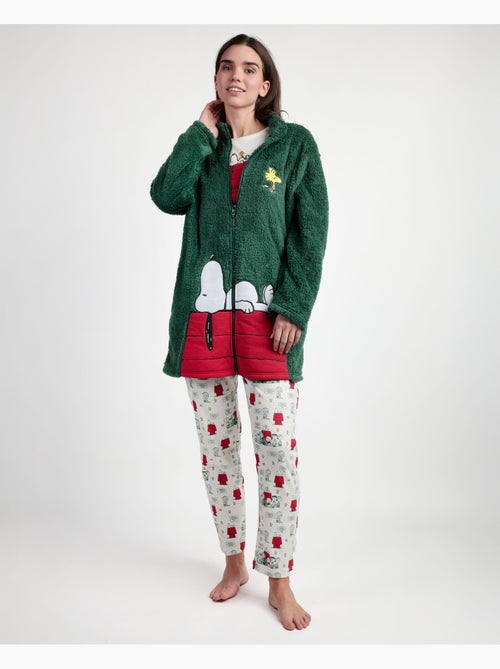 PEANUTS Bata Manga Larga Calentita Classic Peanuts para Mujer - Kiabi