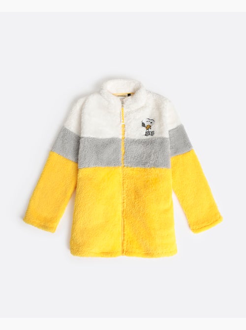 PEANUTS Bata Manga Larga Calentita Franjas Snoopy Funny para Niña - Kiabi PEANUTS Bata Manga Larga Calentita Franjas Snoopy Funny para Niña - Kiabi
