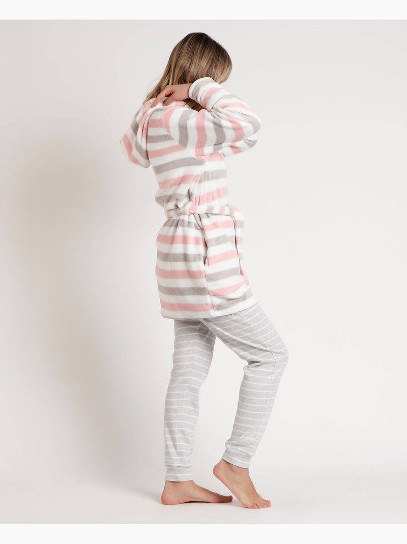 PEANUTS Bata Manga Larga Calentita Snoopy & Friends para Mujer Multicolor - Kiabi