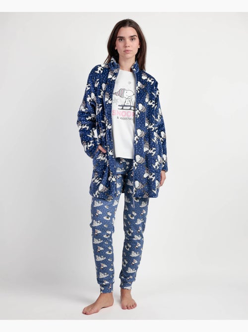 PEANUTS Bata Manga Larga Calentita Snow Drift para Mujer - Kiabi