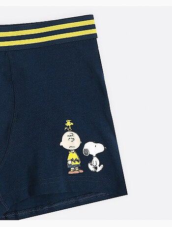 PEANUTS Calzoncillo/Bóxer Charlie & Snoopy para Hombre, (Caja de 2 unidades)