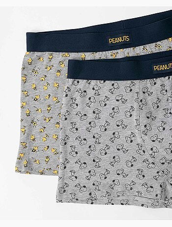 PEANUTS Calzoncillo/Boxer Classic Peanuts para Hombre, (Caja de 2 unidades)