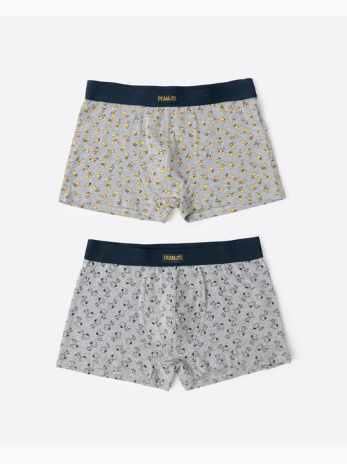 PEANUTS Calzoncillo/Boxer Classic Peanuts para Hombre, (Caja de 2 unidades) - Kiabi PEANUTS Calzoncillo/Boxer Classic Peanuts para Hombre, (Caja de 2 unidades) - Kiabi