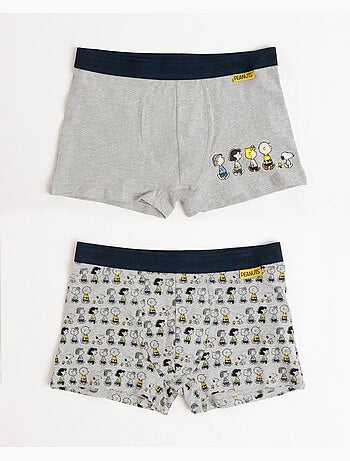 PEANUTS Calzoncillo/Bóxer Friends Snoopy para Hombre, (Caja de 2 unidades)