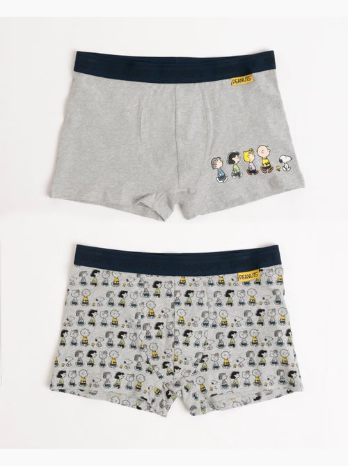 PEANUTS Calzoncillo/Bóxer Friends Snoopy para Hombre, (Caja de 2 unidades) - Kiabi PEANUTS Calzoncillo/Bóxer Friends Snoopy para Hombre, (Caja de 2 unidades) - Kiabi