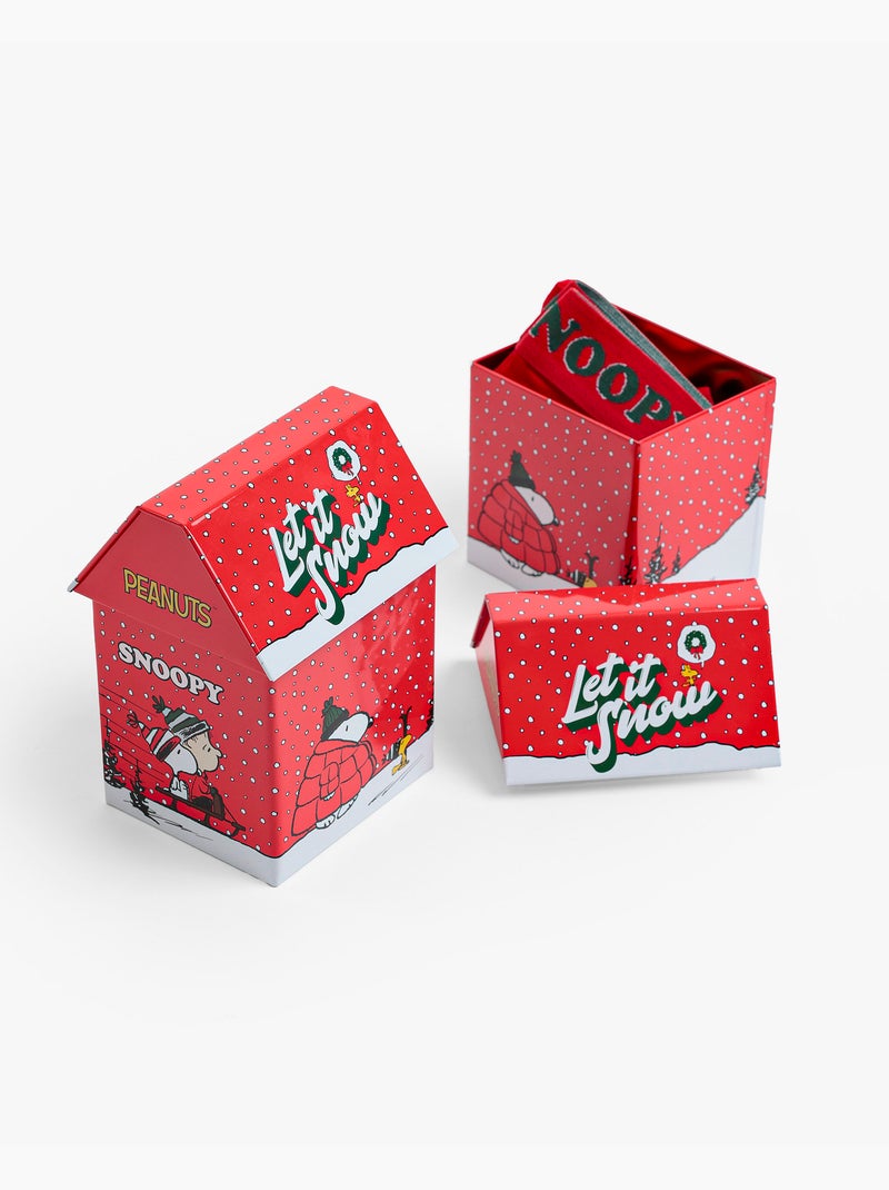 PEANUTS Calzoncillo/Boxer Let It Snow Home para Hombre Rojo - Kiabi