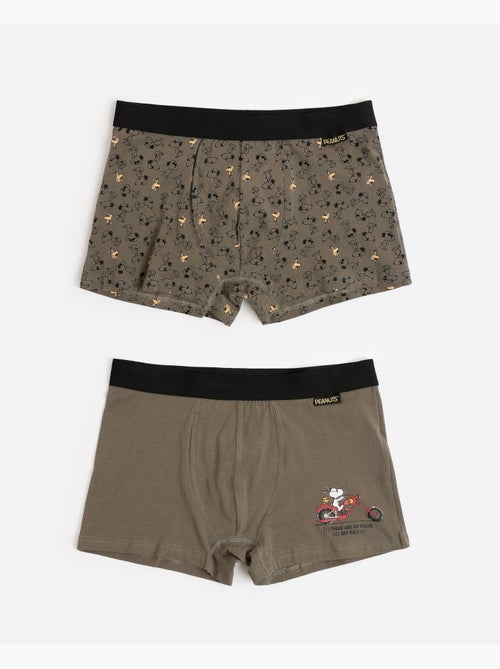 PEANUTS Calzoncillo/Bóxer No Rules Snoopy para Hombre, (Caja de 2 unidades) - Kiabi PEANUTS Calzoncillo/Bóxer No Rules Snoopy para Hombre, (Caja de 2 unidades) - Kiabi