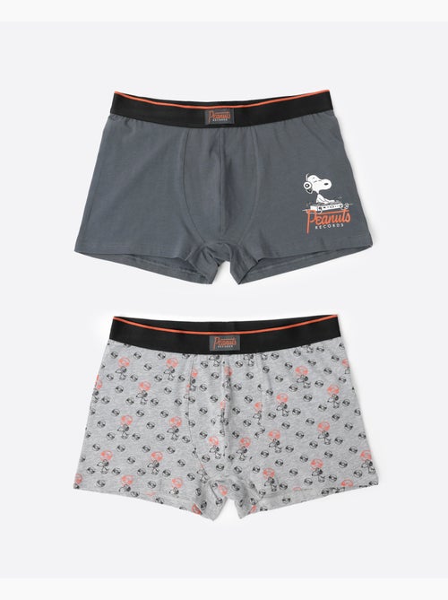 PEANUTS Calzoncillo/Boxer Peanuts Records para Hombre, (Caja de 2 unidades) - Kiabi