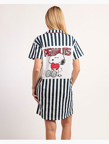 PEANUTS Camisola Manga Corta Love Sailor para Mujer