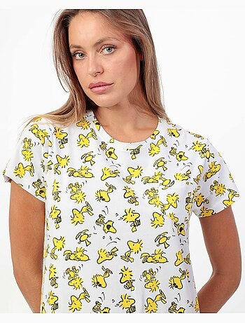 PEANUTS Camisola Manga Corta Woodstock para Mujer