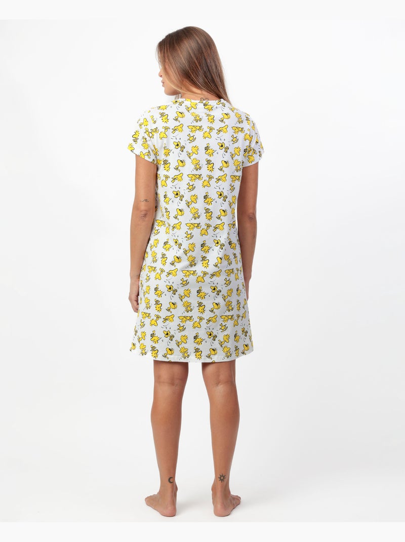 PEANUTS Camisola Manga Corta Woodstock para Mujer Azul Amarillo - Kiabi