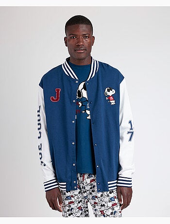 PEANUTS Chaqueta Manga Larga Calentita Snoopy Cool para Hombre