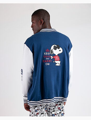 PEANUTS Chaqueta Manga Larga Calentita Snoopy Cool para Hombre