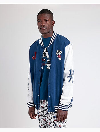 PEANUTS Chaqueta Manga Larga Calentita Snoopy Cool para Hombre