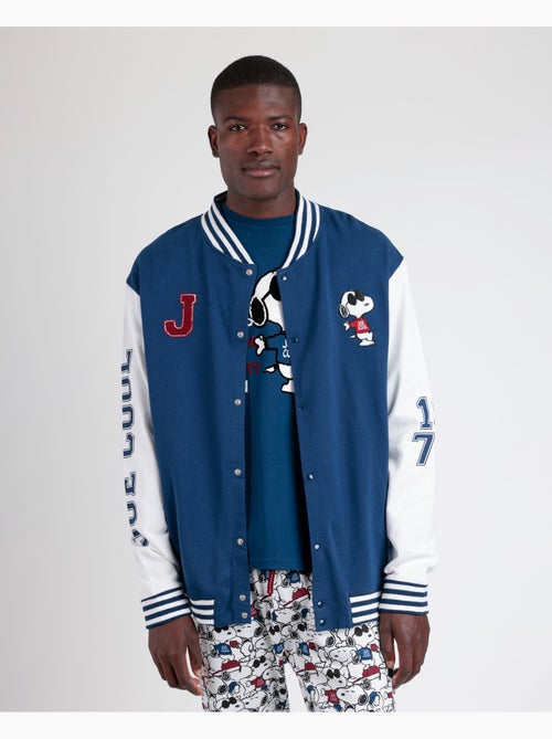 PEANUTS Chaqueta Manga Larga Calentita Snoopy Cool para Hombre - Kiabi PEANUTS Chaqueta Manga Larga Calentita Snoopy Cool para Hombre - Kiabi