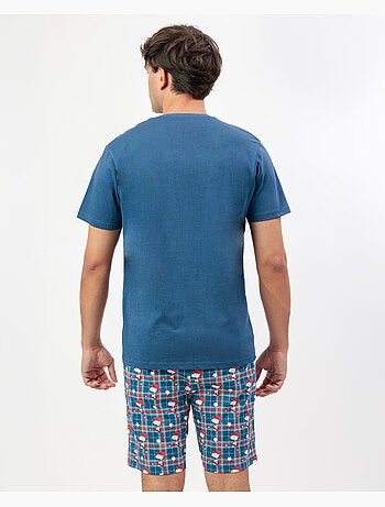 PEANUTS Pijama Manga Corta Cowboy Club para Hombre