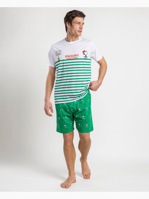 PEANUTS Pijama Manga Corta Golf Team para Hombre - Kiabi