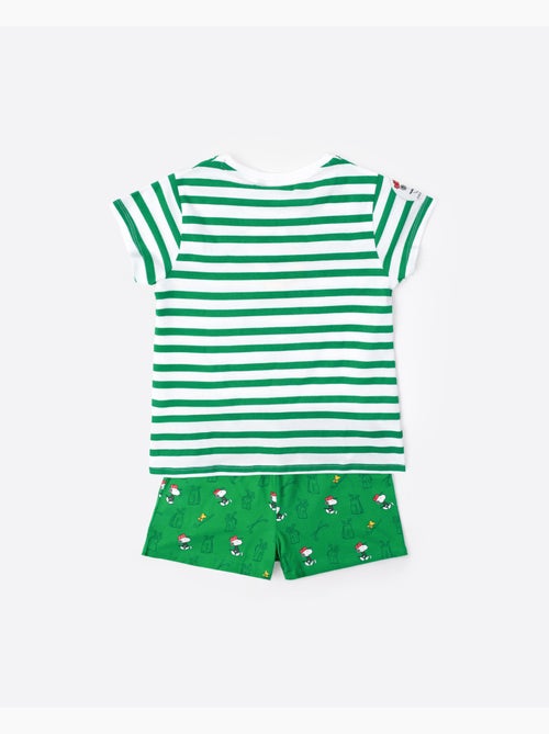 PEANUTS Pijama Manga Corta Golf Team para Niña - Kiabi PEANUTS Pijama Manga Corta Golf Team para Niña - Kiabi