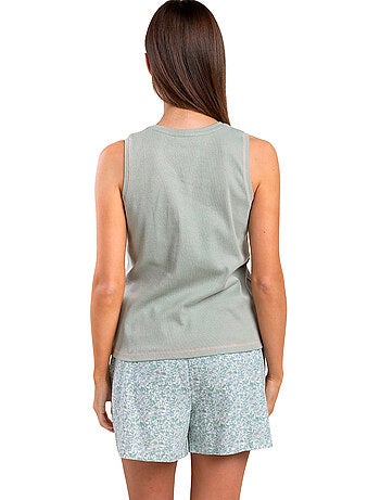 PEANUTS Pijama Manga Corta Love para Mujer