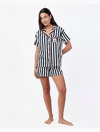 PEANUTS Pijama Manga Corta Love Sailor para Mujer