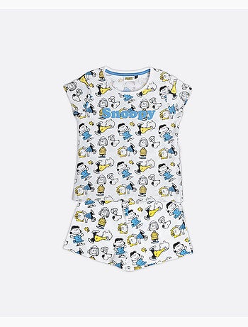PEANUTS Pijama Manga Corta Party Friends para Niña