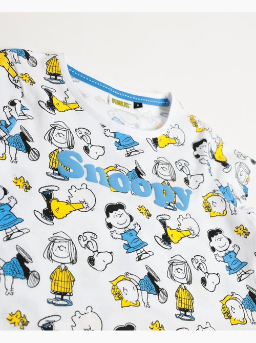 PEANUTS Pijama Manga Corta Party Friends para Niña - Kiabi PEANUTS Pijama Manga Corta Party Friends para Niña - Kiabi
