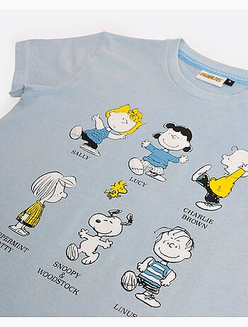 PEANUTS Pijama Manga Corta Party Friends para Niño