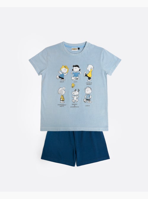 PEANUTS Pijama Manga Corta Party Friends para Niño - Kiabi PEANUTS Pijama Manga Corta Party Friends para Niño - Kiabi