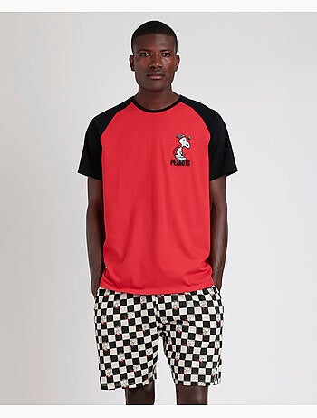 PEANUTS Pijama Manga Corta Skate Is Not A Crime para Hombre