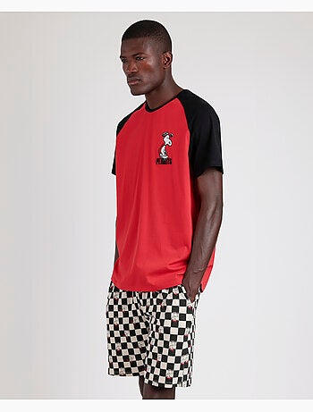 PEANUTS Pijama Manga Corta Skate Is Not A Crime para Hombre