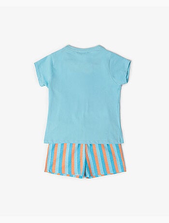PEANUTS Pijama Manga Corta Snoopy Van para Niña