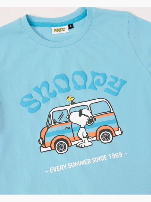 PEANUTS Pijama Manga Corta Snoopy Van para Niño - Kiabi PEANUTS Pijama Manga Corta Snoopy Van para Niño - Kiabi