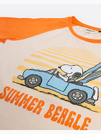 PEANUTS Pijama Manga Corta Summer Beagle para Niño
