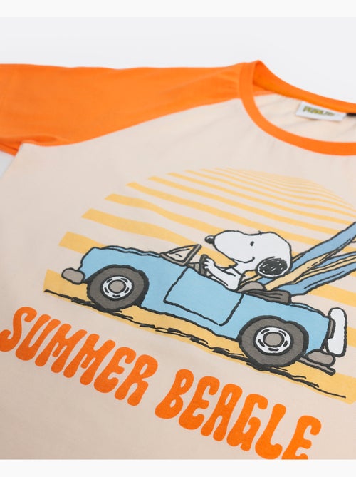 PEANUTS Pijama Manga Corta Summer Beagle para Niño - Kiabi PEANUTS Pijama Manga Corta Summer Beagle para Niño - Kiabi