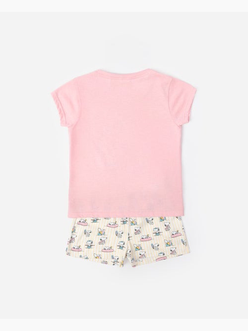 PEANUTS Pijama Manga Corta Summer Break para Niña - Kiabi PEANUTS Pijama Manga Corta Summer Break para Niña - Kiabi