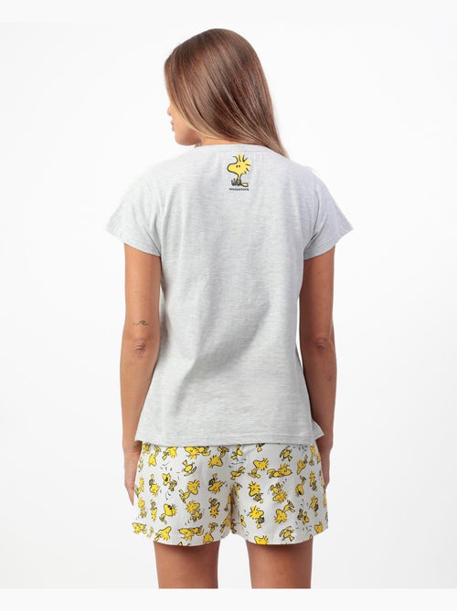 PEANUTS Pijama Manga Corta Woodstock para Mujer - Kiabi PEANUTS Pijama Manga Corta Woodstock para Mujer - Kiabi