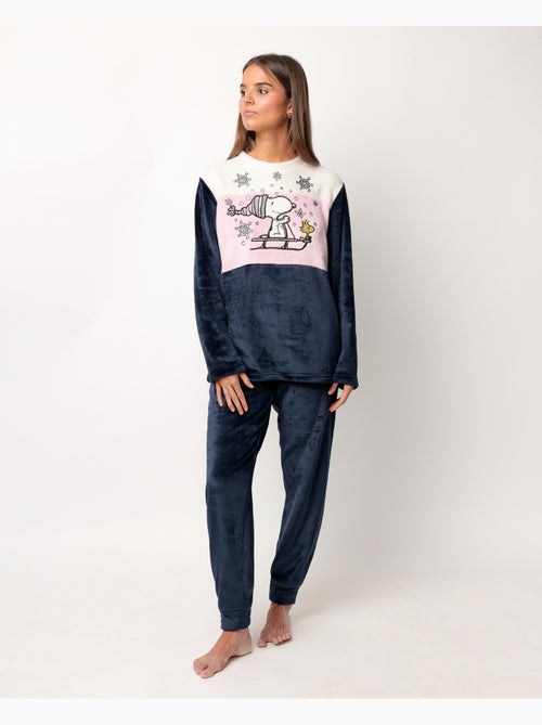 PEANUTS Pijama Manga Larga Calentito Snow Drift para Mujer - Kiabi