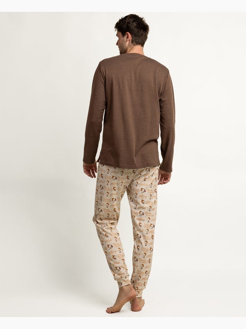 PEANUTS Pijama Manga Larga Country Club para Hombre - Kiabi PEANUTS Pijama Manga Larga Country Club para Hombre - Kiabi