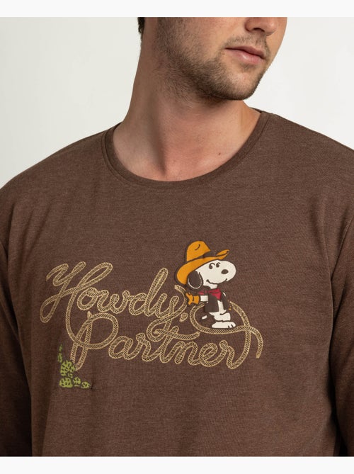 PEANUTS Pijama Manga Larga Country Club para Hombre - Kiabi PEANUTS Pijama Manga Larga Country Club para Hombre - Kiabi