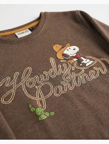 PEANUTS Pijama Manga Larga Country Club para Niño