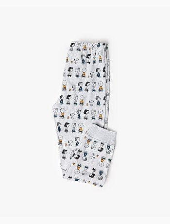 PEANUTS Pijama Manga Larga Felpa Snoopy&Friends para Niña