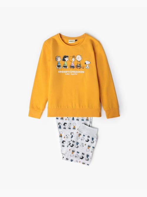 PEANUTS Pijama Manga Larga Felpa Snoopy&Friends para Niña - Kiabi PEANUTS Pijama Manga Larga Felpa Snoopy&Friends para Niña - Kiabi