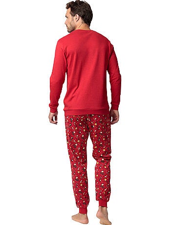 PEANUTS Pijama Manga Larga HoHo Mood para Hombre