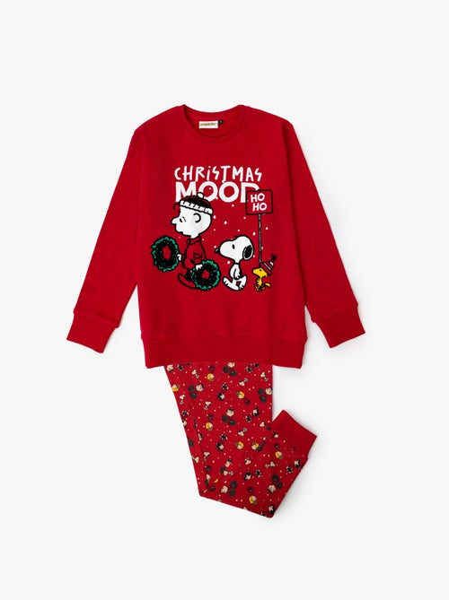 PEANUTS Pijama Manga Larga HoHo Mood para Niño - Kiabi PEANUTS Pijama Manga Larga HoHo Mood para Niño - Kiabi