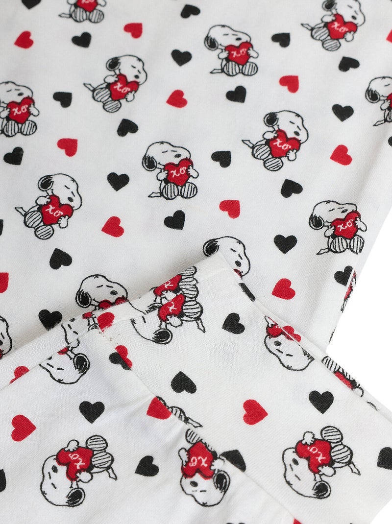 PEANUTS Pijama Manga Larga In My Heart para Niña Rojo - Kiabi